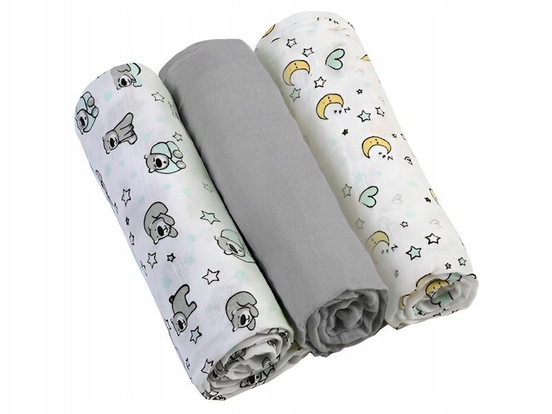 

Pieluszki Babyono 348/01 Szary (3 sztuki)
