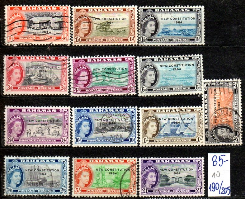 Bahamy 10 , nr 190/ 205