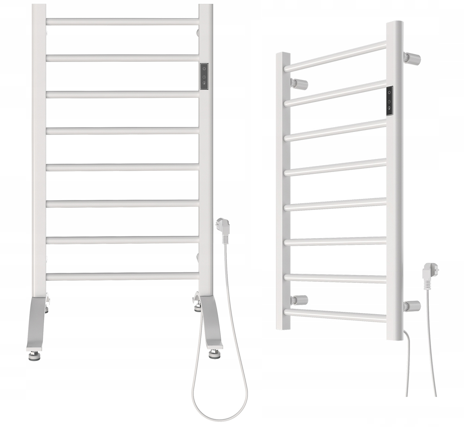 Elektrický Stojaci Kúpeľňový Ohrievač Z Ocele 200W 500 x 800 mm Biely