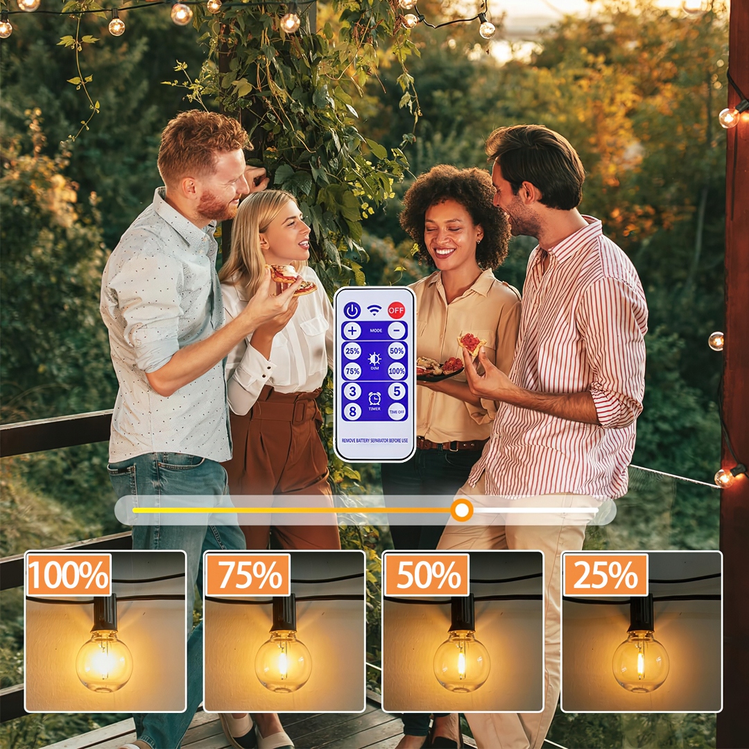 GIRLANDA SOLARNA OGRODOWA 27X 3W WYSOKA JASNOŚĆ LED 7.6M IP65 Z PILOTEM Kod producenta B86FO986WYGGF78F