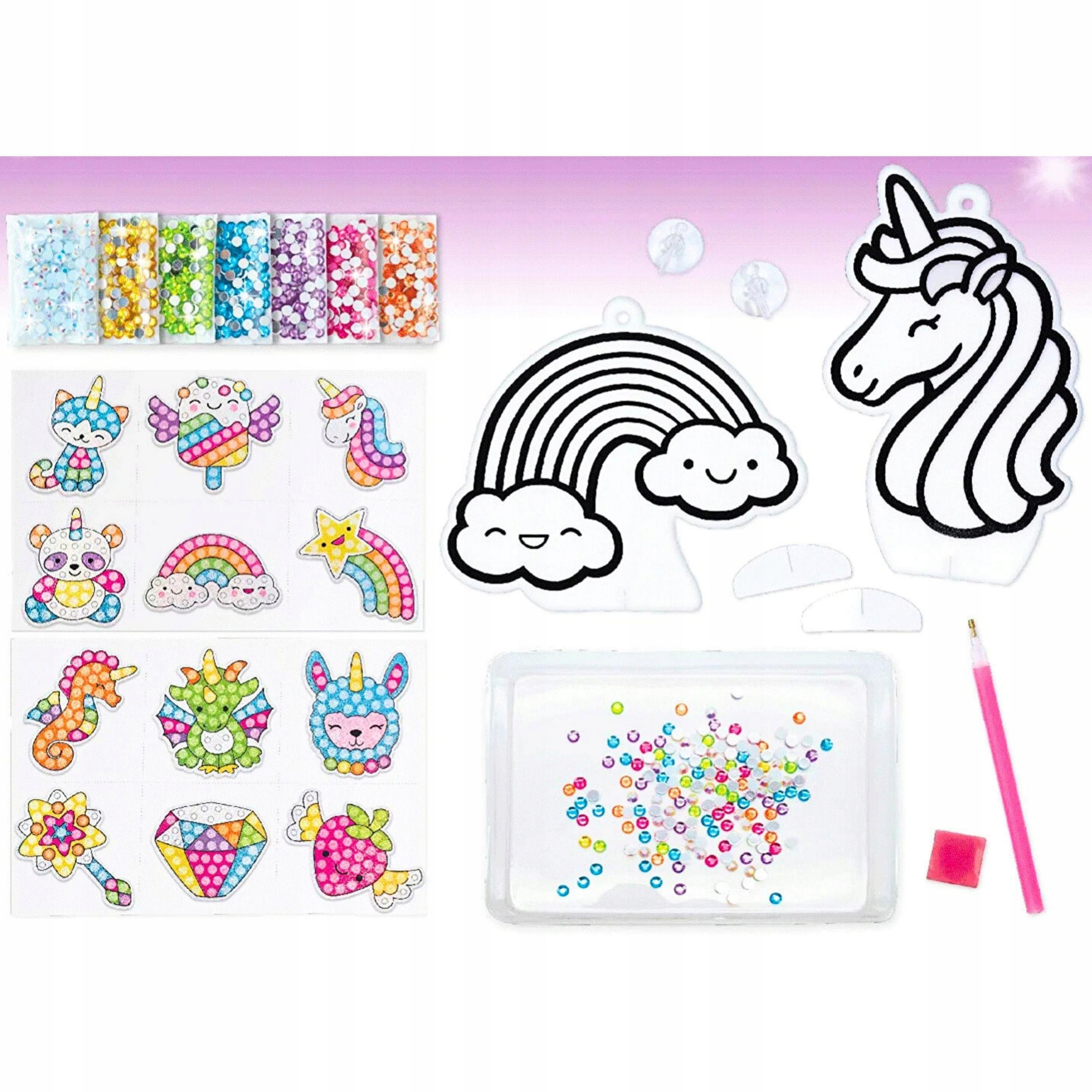 HAFT DIAMENTOWY DLA DZIECI MOZAIKA MALOWANIE DIAMENTAMI 5D ZESTAW SZABLONY Płeć dziewczynki