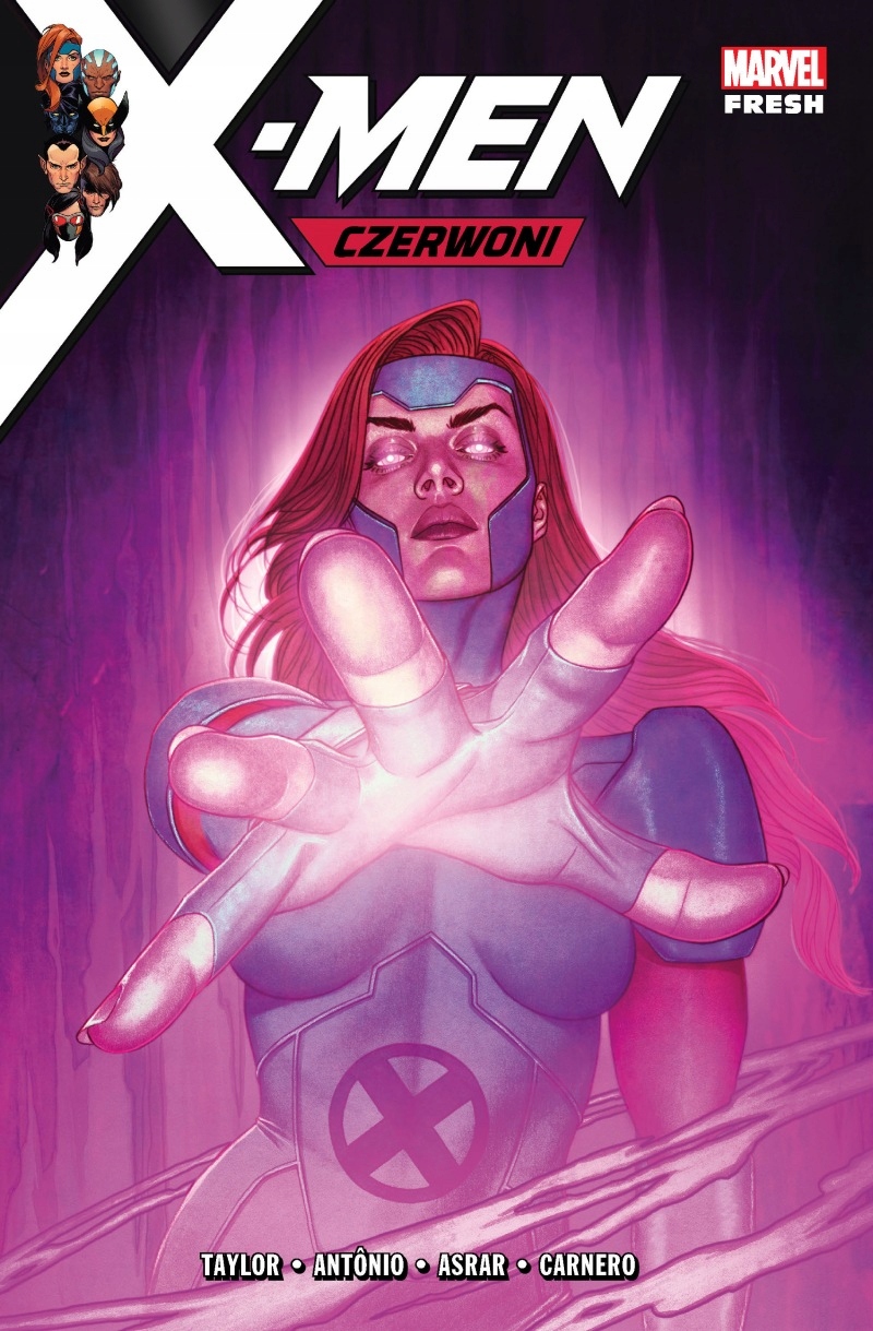 X-Men Czerwoni Marvel Fresh Nowy folia