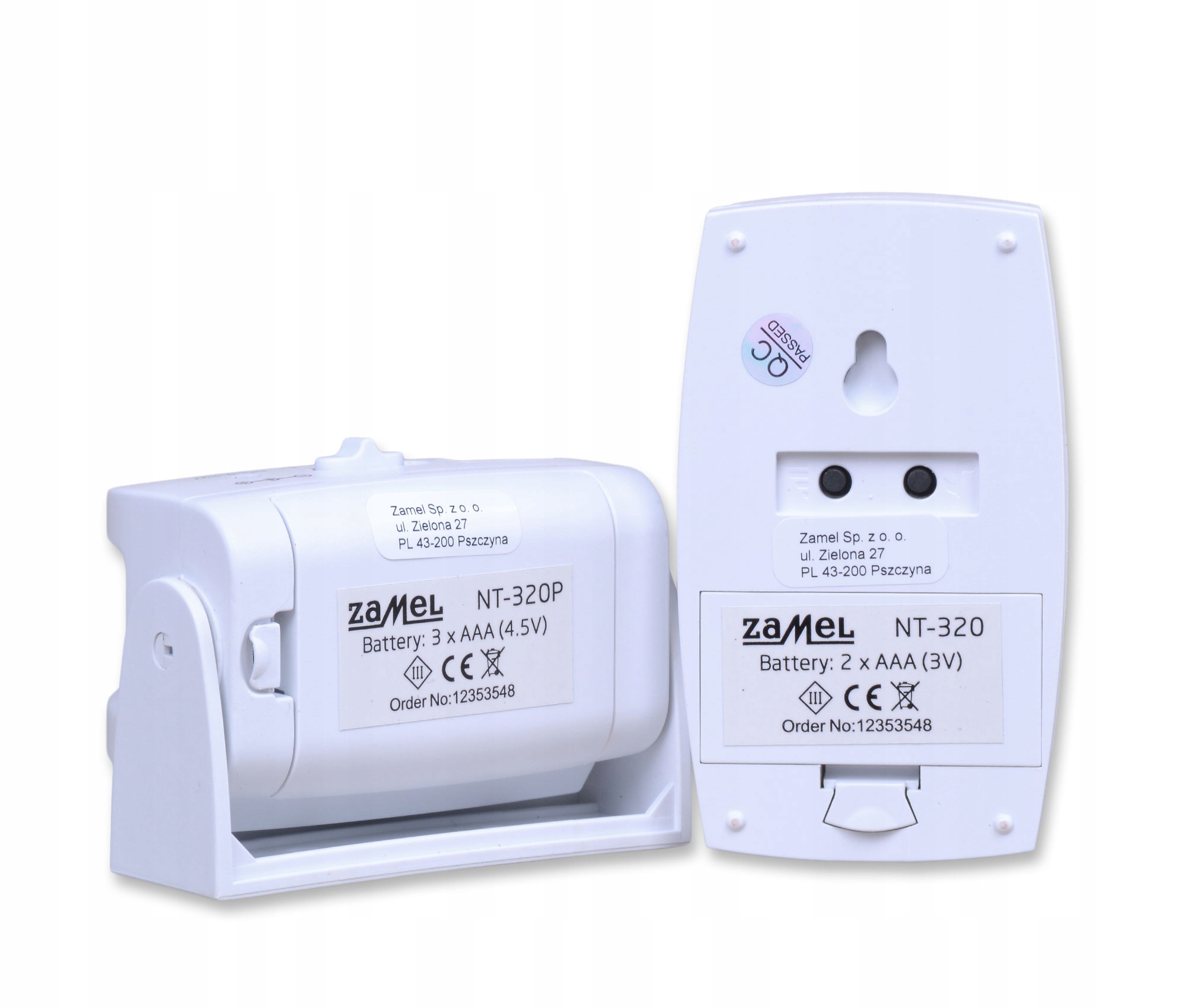 ZAMEL NT-320 CZUJNIK RUCHU SYGNALIZATOR WEJŚĆ Marka Zamel