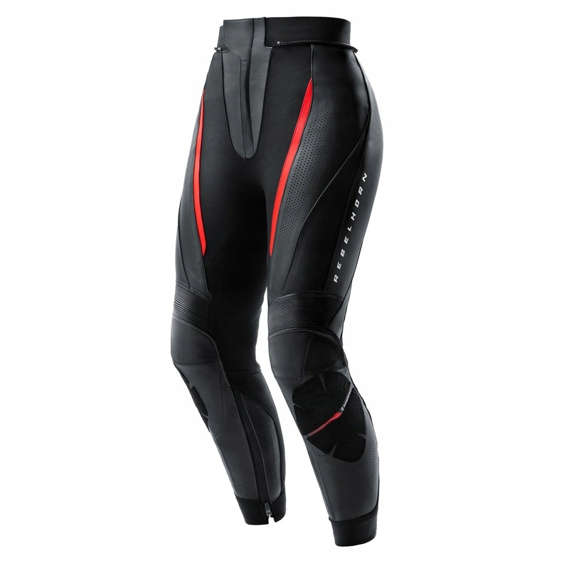 Kožené nohavice Rebelhorn Diva Black Red veľ 40