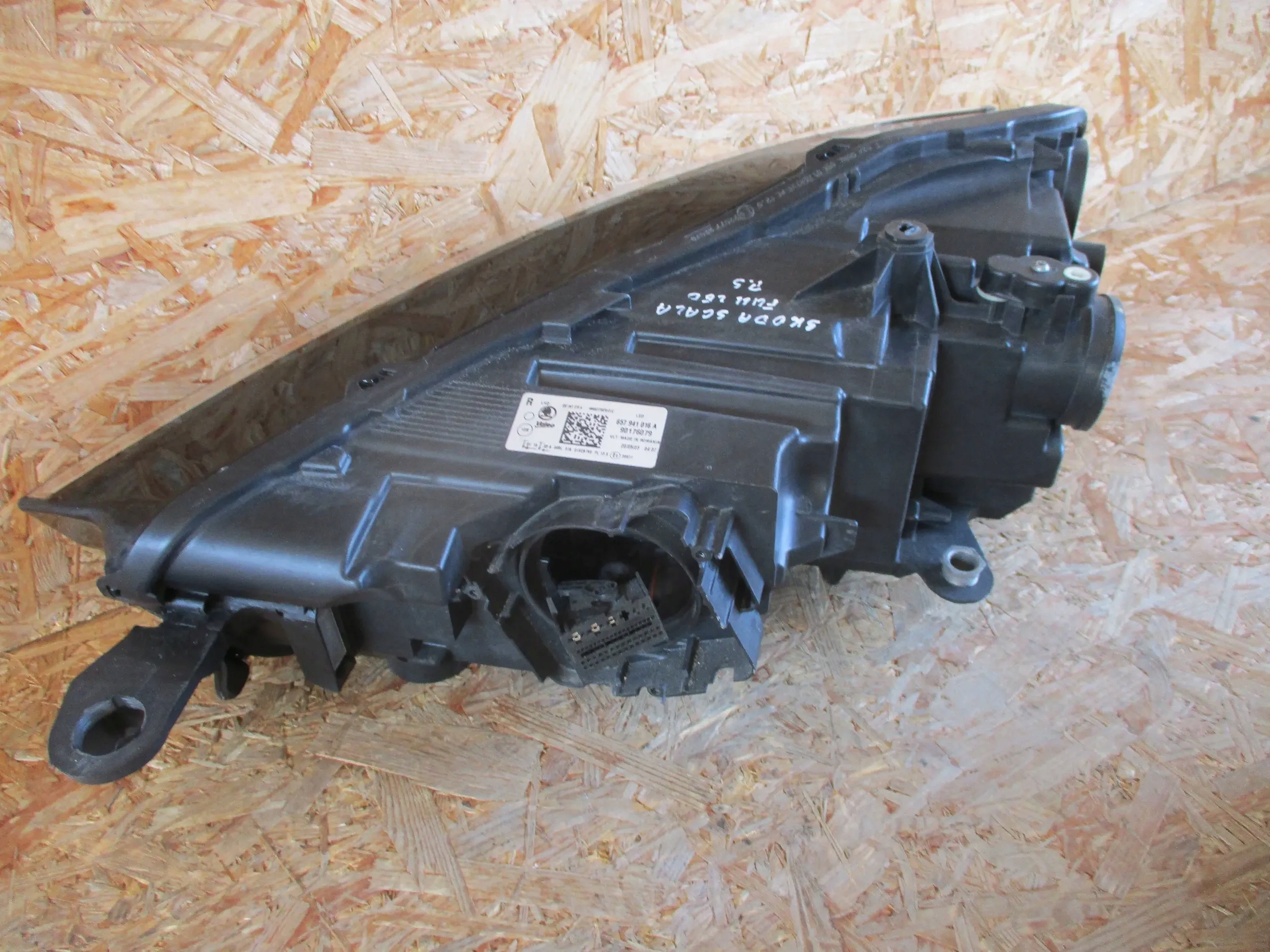 light front front right SKODA SCALA FULL LED