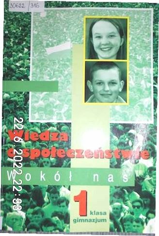 Wiedza o społeczeństwie Wokół nas kl 1 -