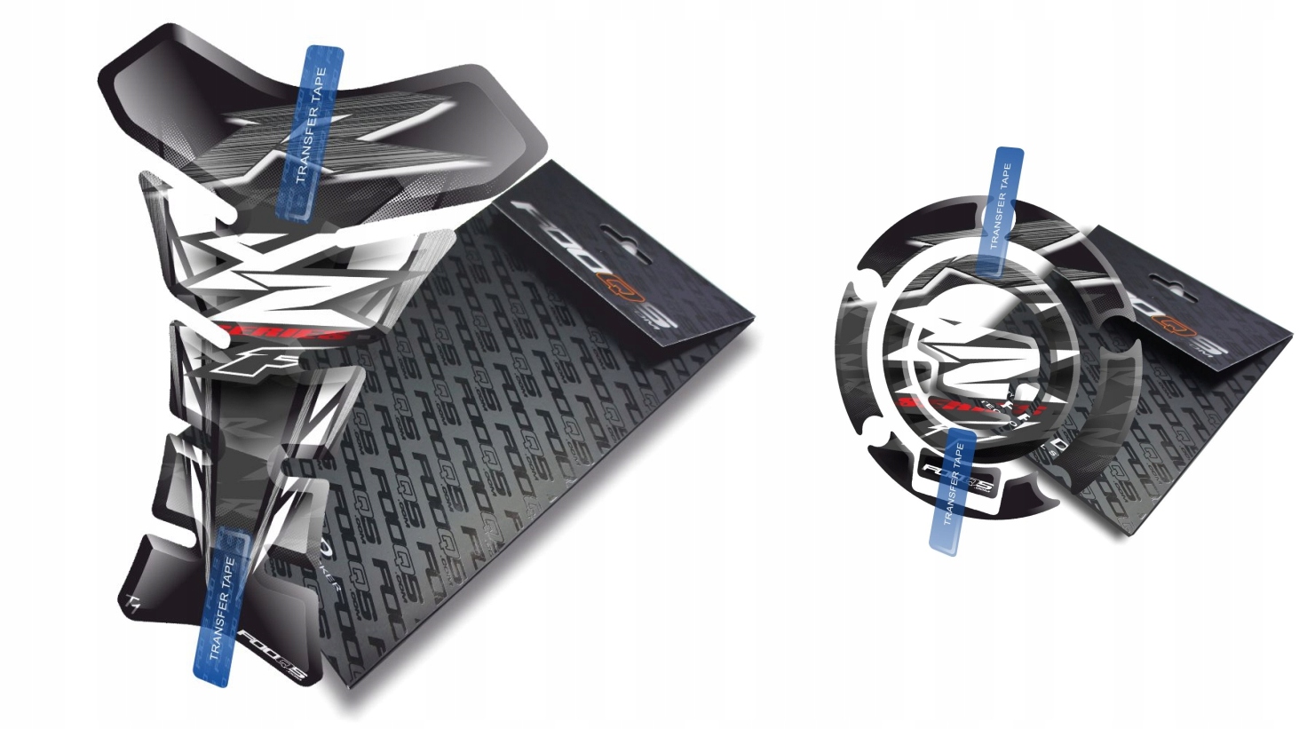 Tank-pad+cap-pad od firmy Fooqs Yamaha Yzf Thunderace Černý