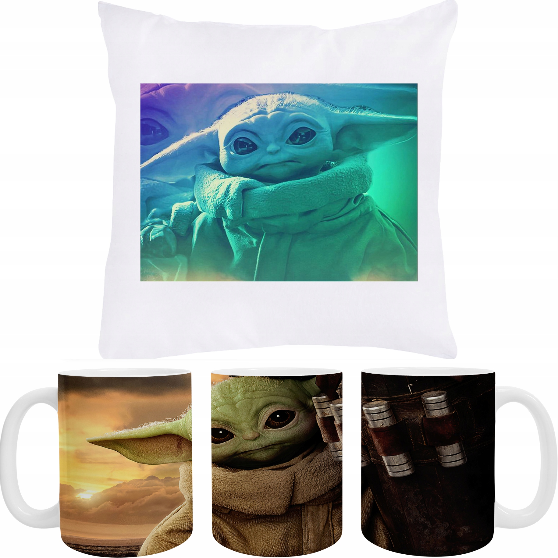 

Zestaw Kubek Poduszka Baby Yoda Dla Fana Tekst