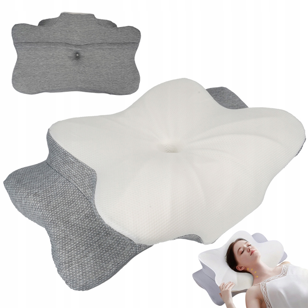 Ortopedyczna Poduszka Do Spania Z Pamięcią Kształtu Motyla Relaksująca