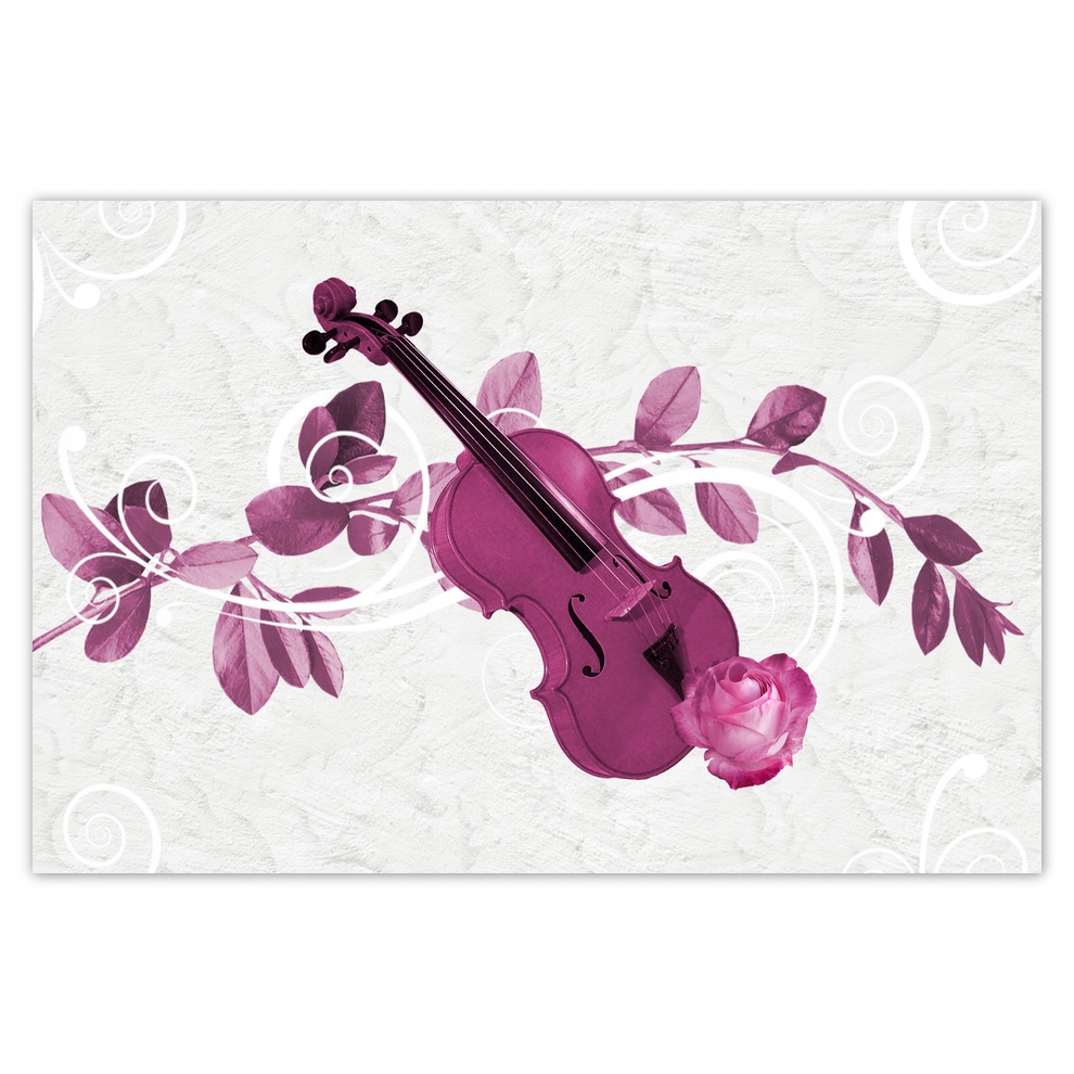 

Plakaty 93x62 Skrzypce Muzyka Kwiaty