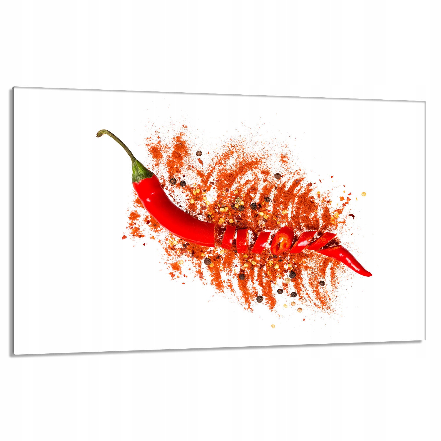 Skleněná ochranná deska na sporák 80x52 Chilli Do Kuchyně