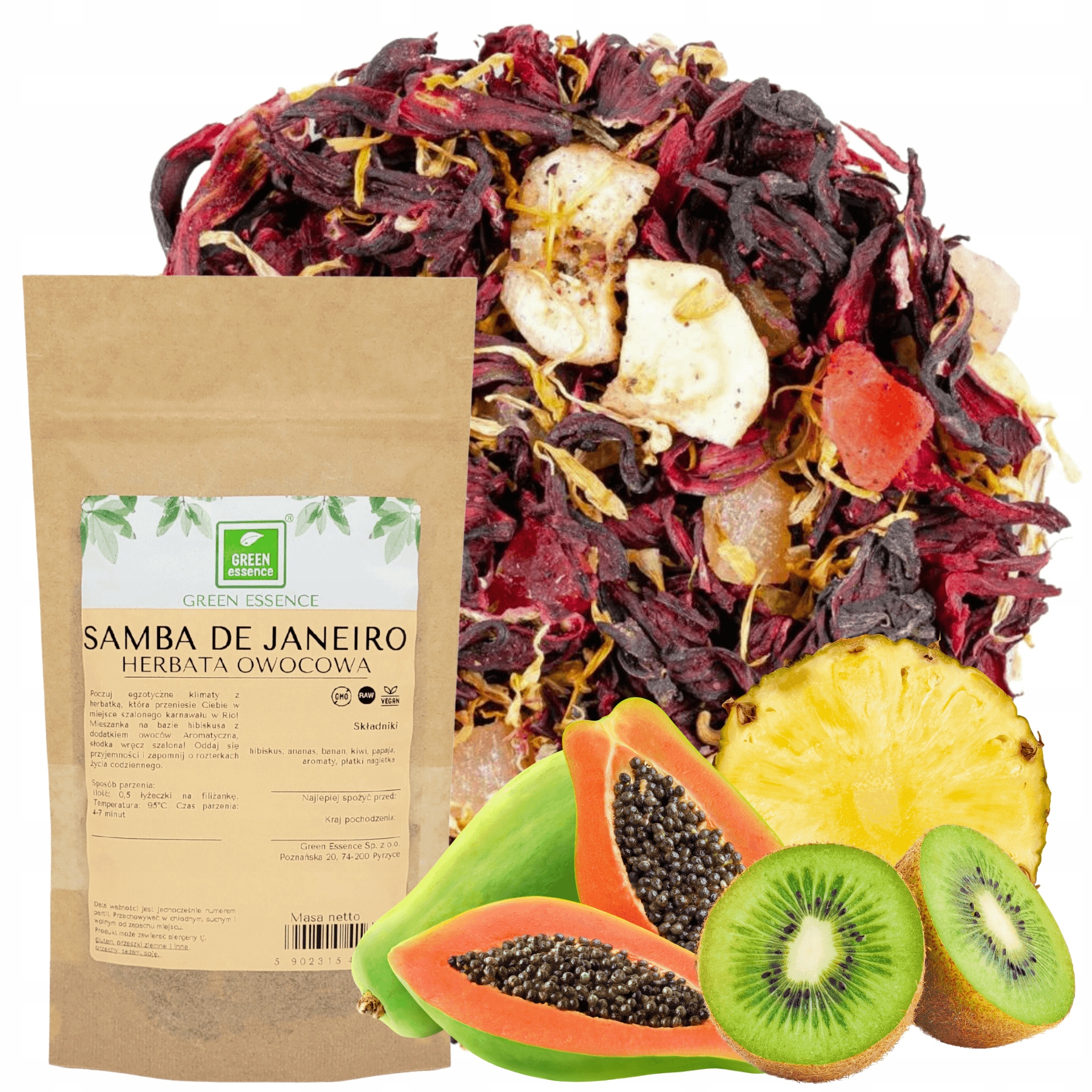 Levně Čaj 50 g ananas papája banán kiwi měsíček