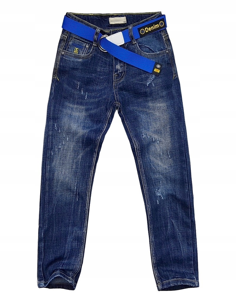 

Spodnie Jeansy elastyczne Yankees r 8 - 128 cm