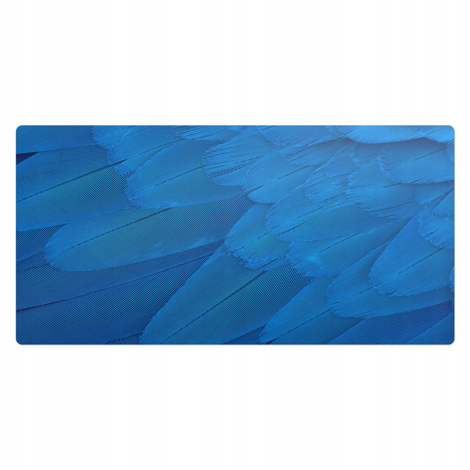 Protiskluzová herní podložka pod myš Detaily peří ptáka 100x50 cm