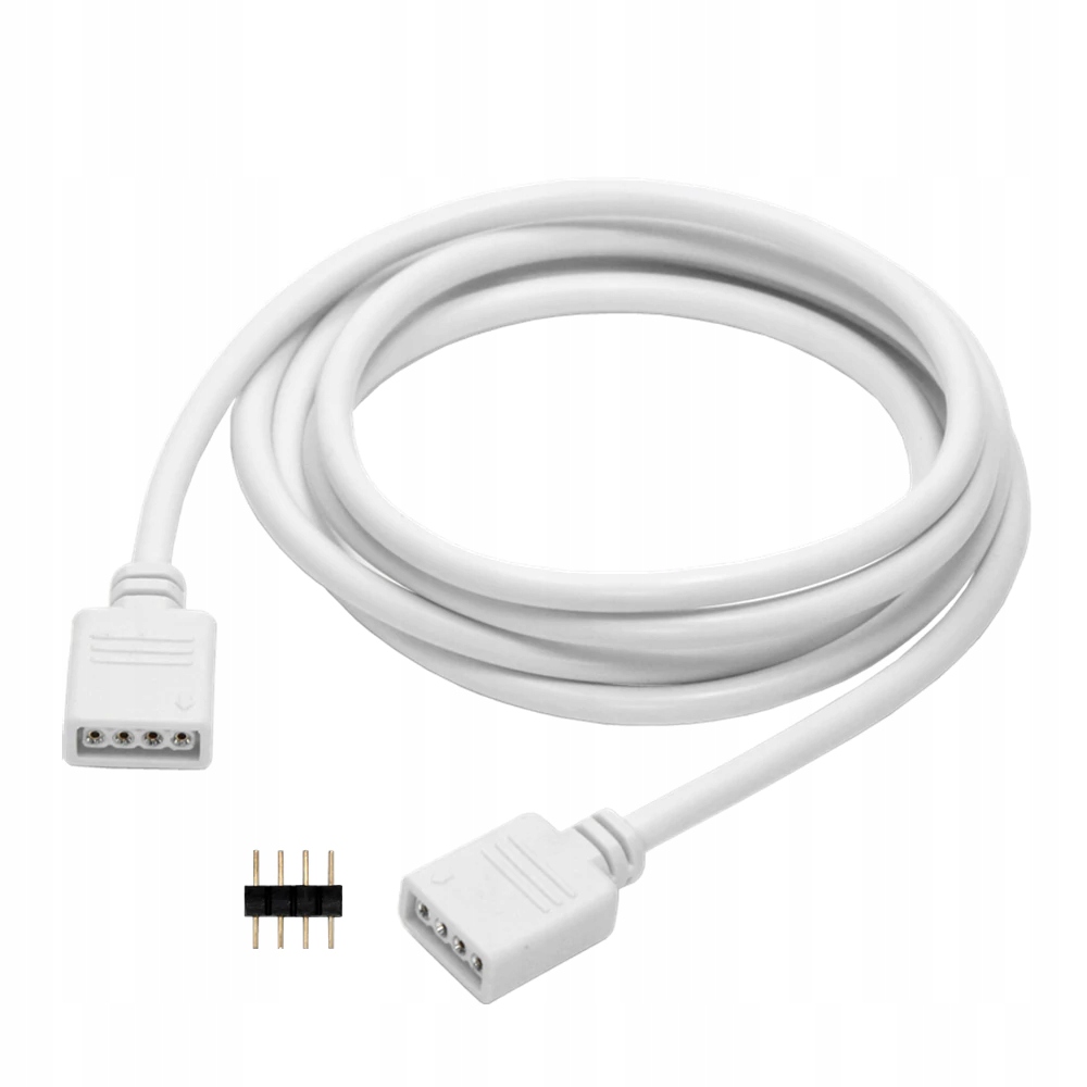PRZEDŁUŻACZ DO TASMY LED RGB 4PIN KABEL 1m Marka Led