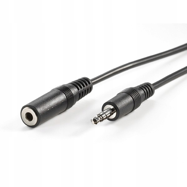 

Kabel audio Jack 3.5mm przedłużacz M-f 10m