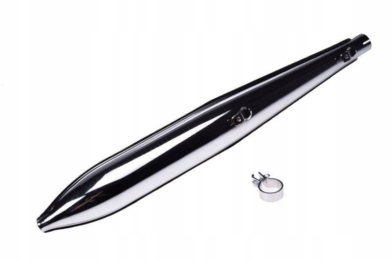 TŁUMIK MOTORYNKA IMPORT CHROM OPASKA