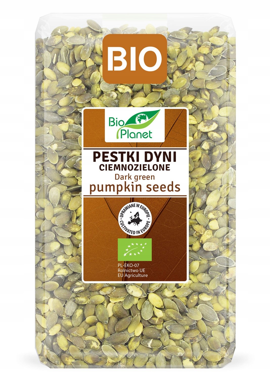 Dýňová Semínka Tmavě Zelená (pěstovaná V Evropě) Bio 1 kg Bio Planet