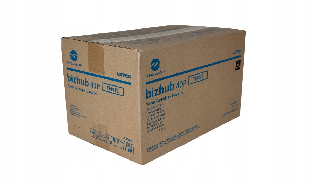 Toner Konica Minolta TN-412 A0FP023 K Black Originál Bizhub 40P