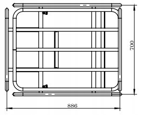 RAMA RUROWA ZIPPER EWB150 DO TACZKI EWB150-100L Kod producenta EWB150-100LTR