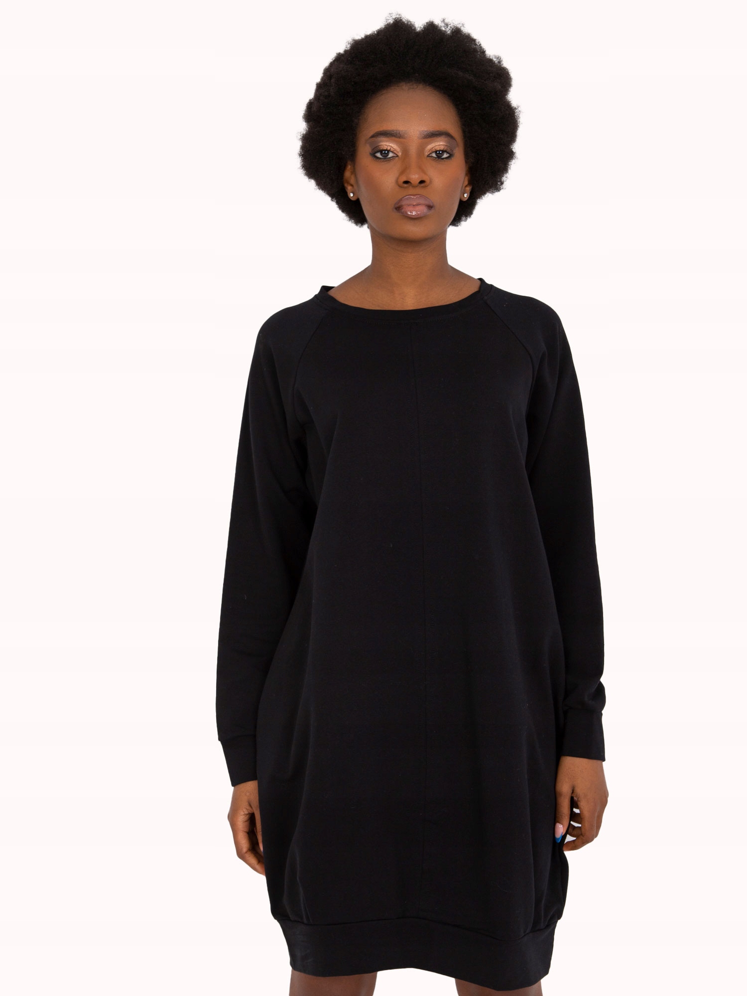 Sukienka oversize Damska bawełniana Dresowa