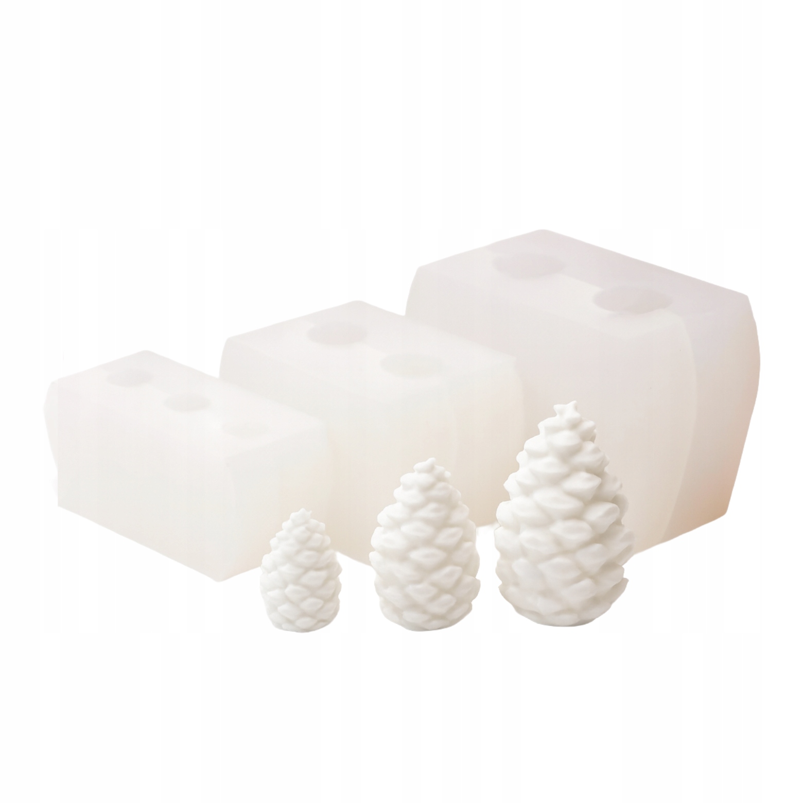 Forma silikonowa handmade Małe Szyszki Cones Dinara Kasko