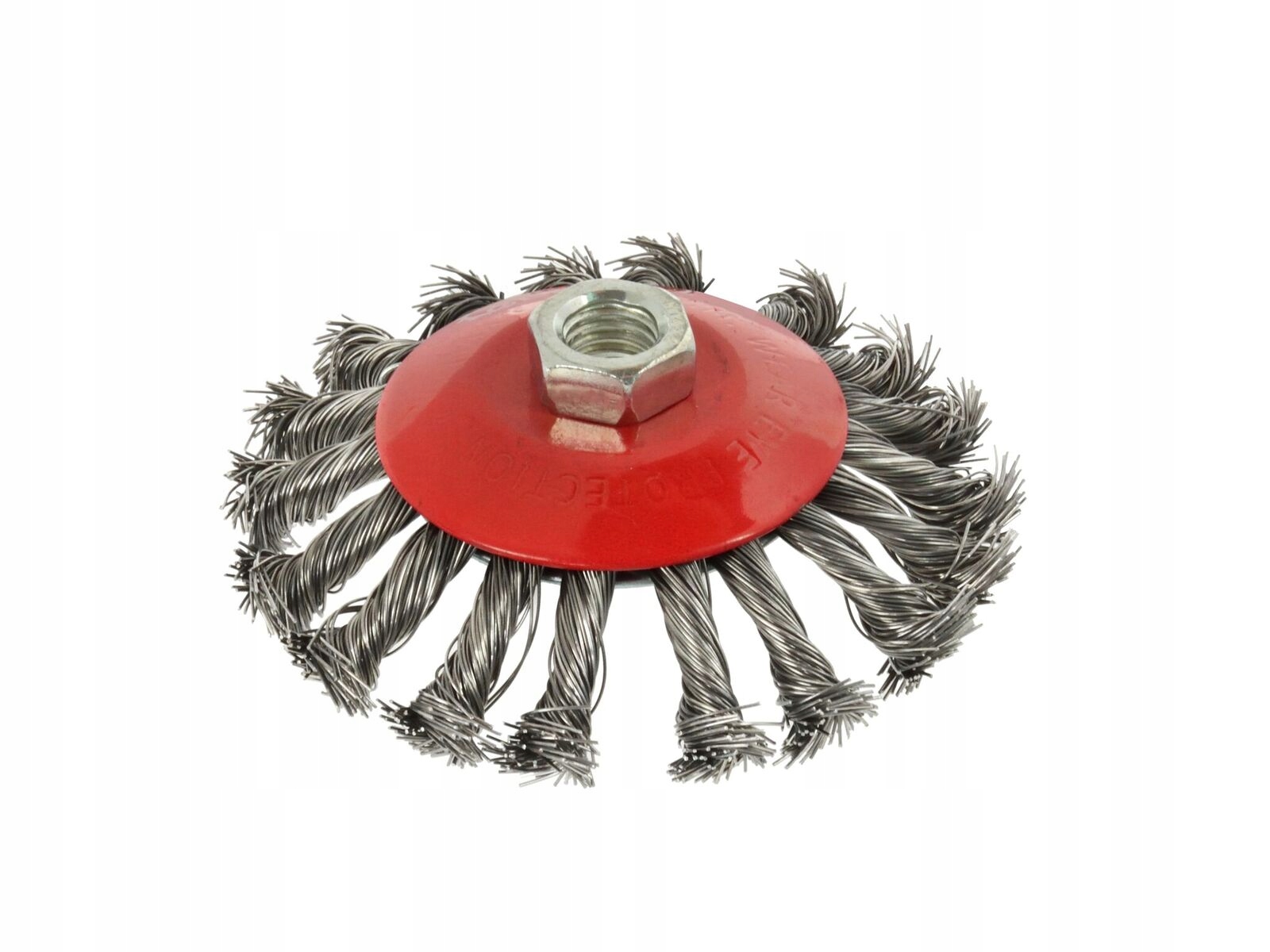 SZCZOTKA BOCZNA STALOWA PLECIONA 115mm M14 Geko