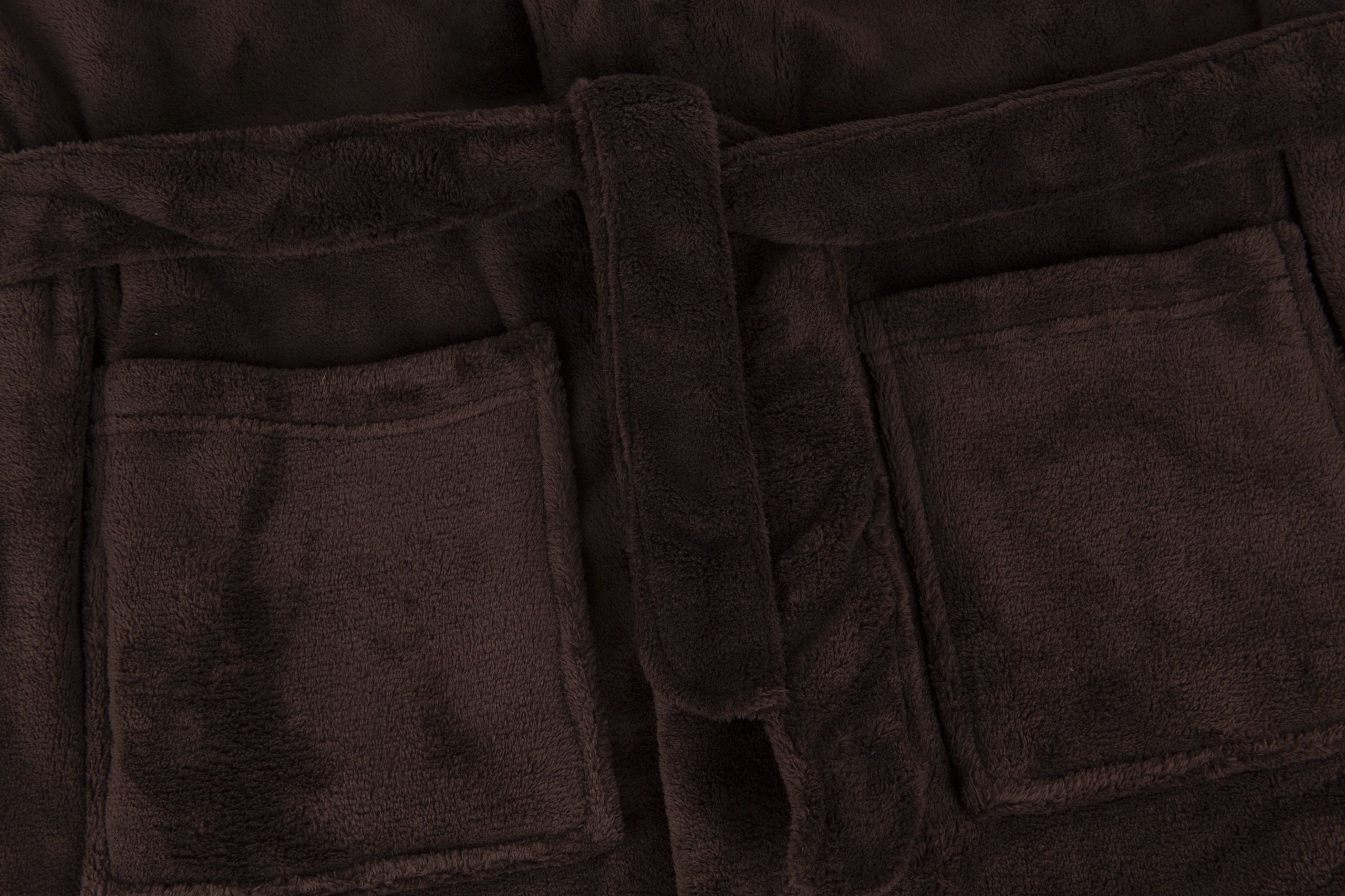 SZLAFROK MĘSKI BRĄZOWY GRUBY MIĘSISTY ROZ.L A103 Rozmiar L