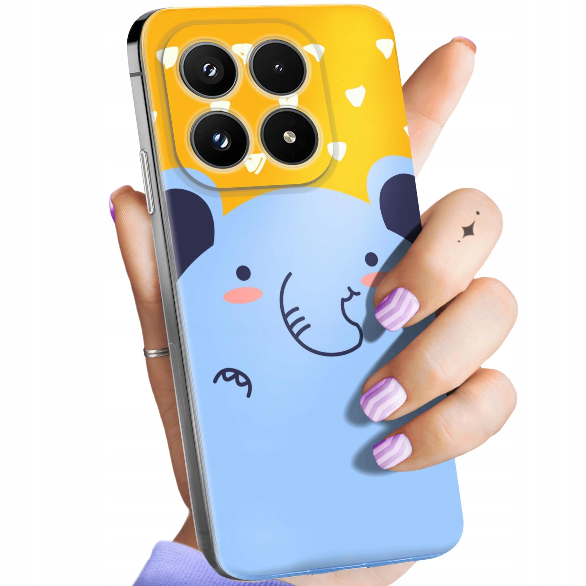 Etui Do Xiaomi 17 Słoń Słonie Słoniki Obudowa Pokrowiec Case