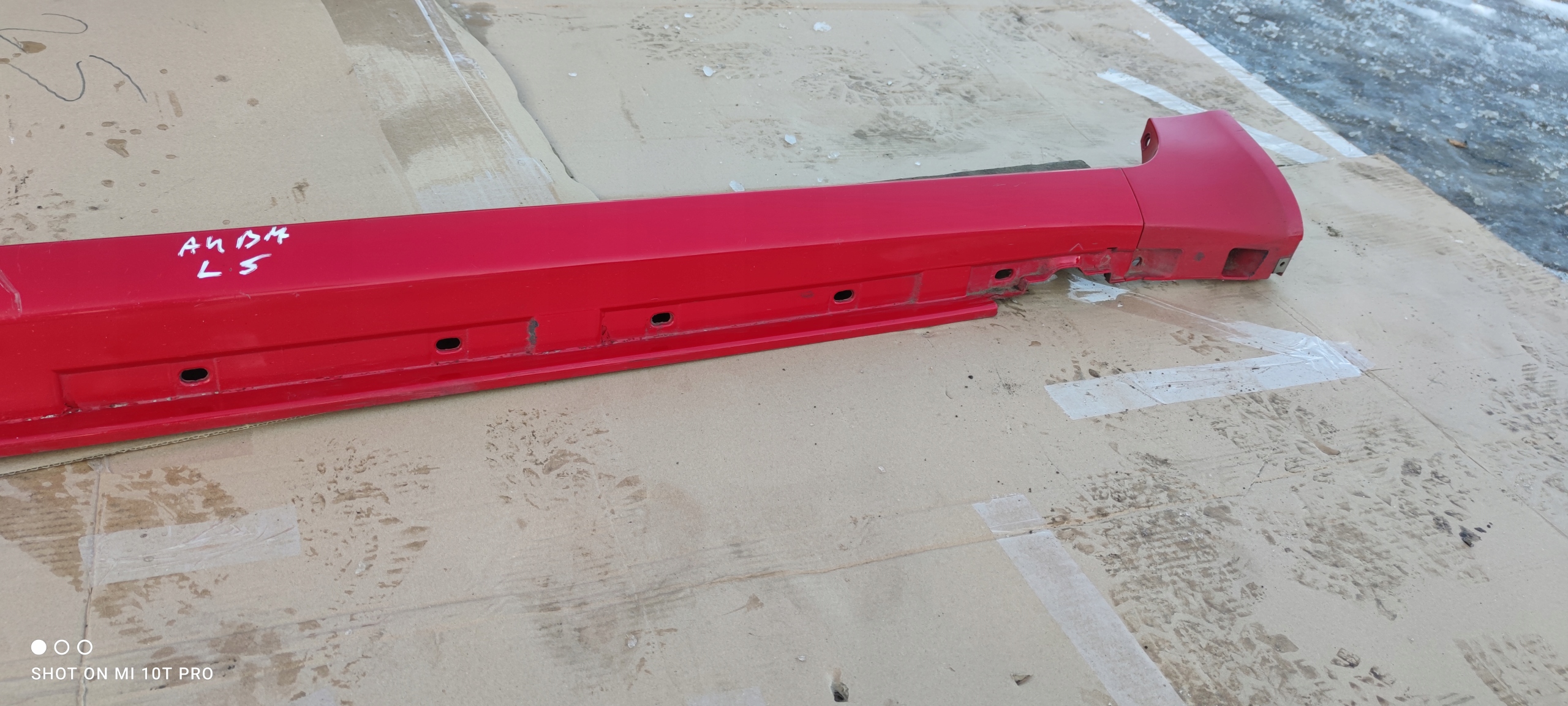 moulding threshold left AUDI A4 B7 sedan AVANT LY3J