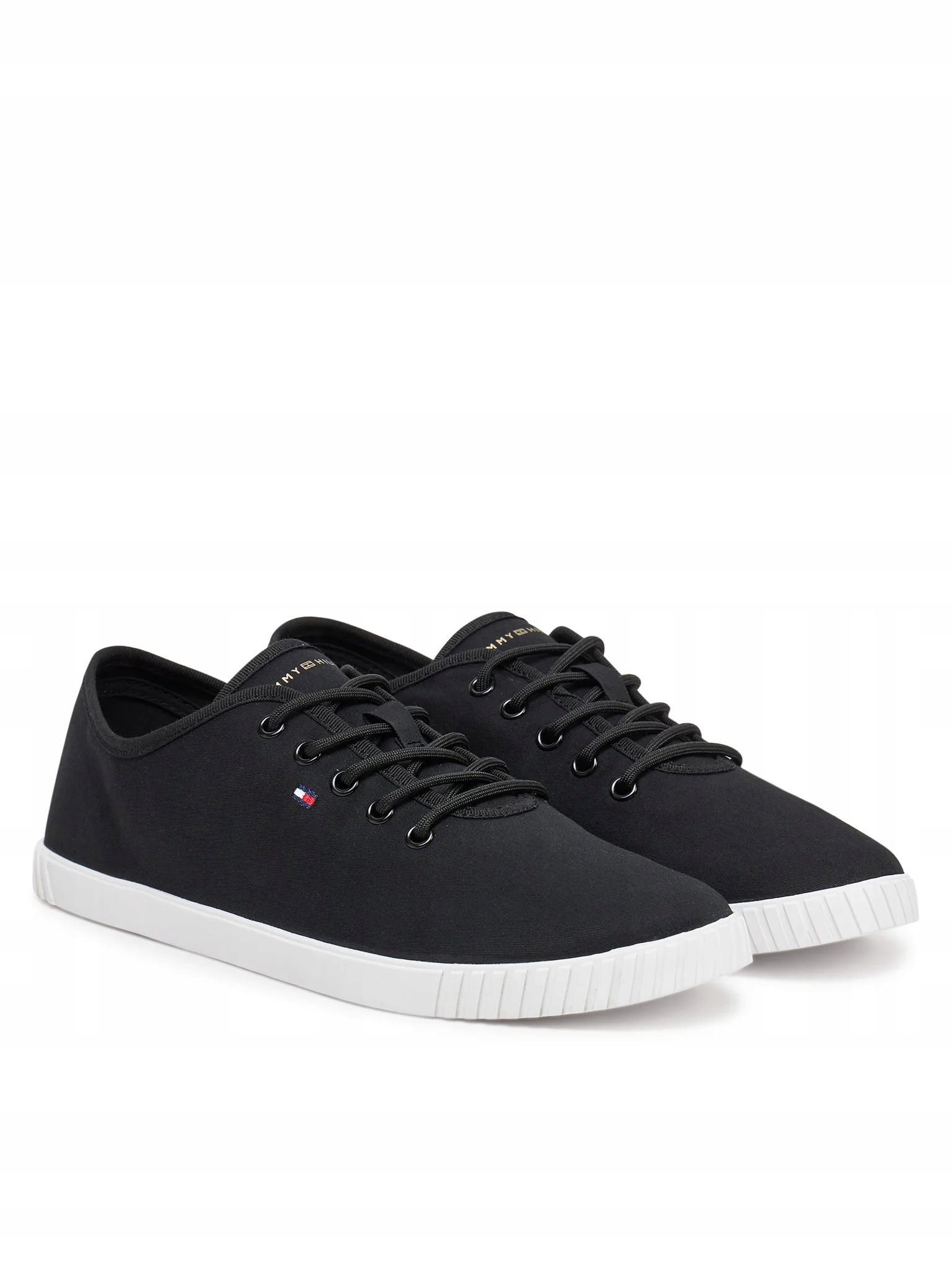 Tommy Hilfiger Canvas Dámské Tenisky Černé Nízké 38 6IA