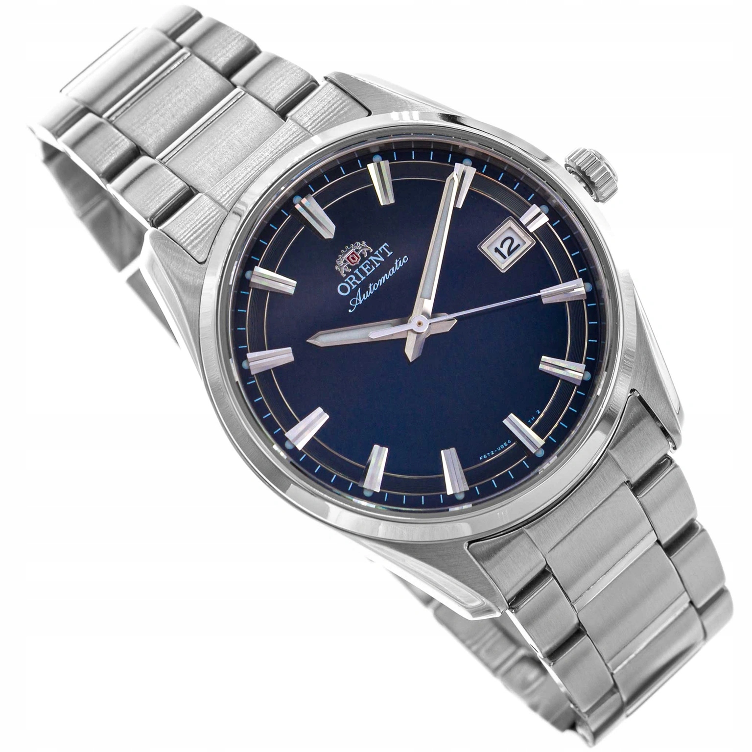 Pánské Hodinky Orient RA-AC0R02L30B Stretto Stříbrné Na Náramku Datumovka