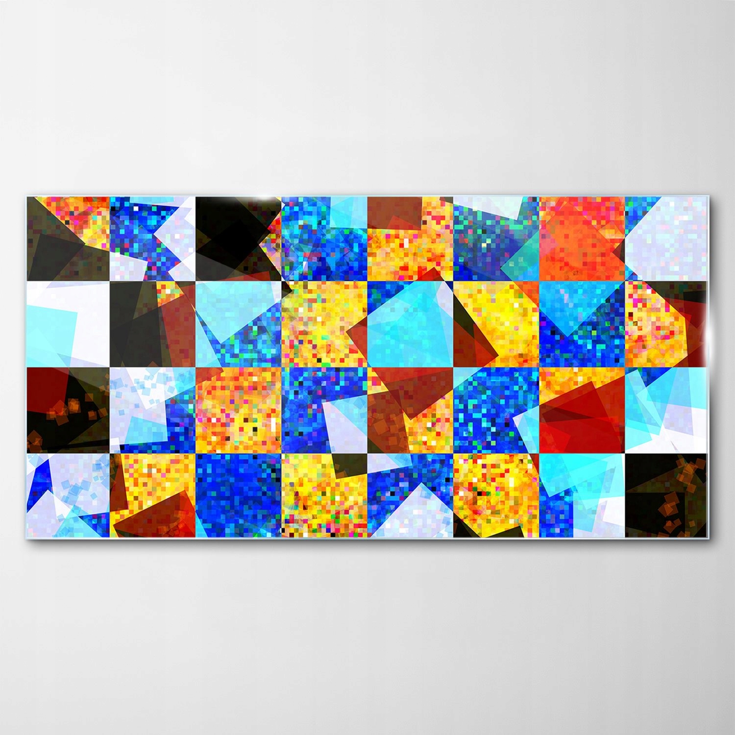 Tvrdený sklenený obraz Mozaika Art Šachy 100x50