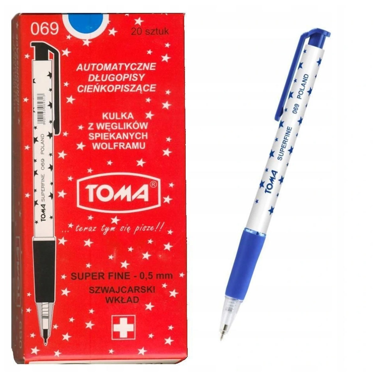 

069115 Dlugopis Toma Niebieski Automat
