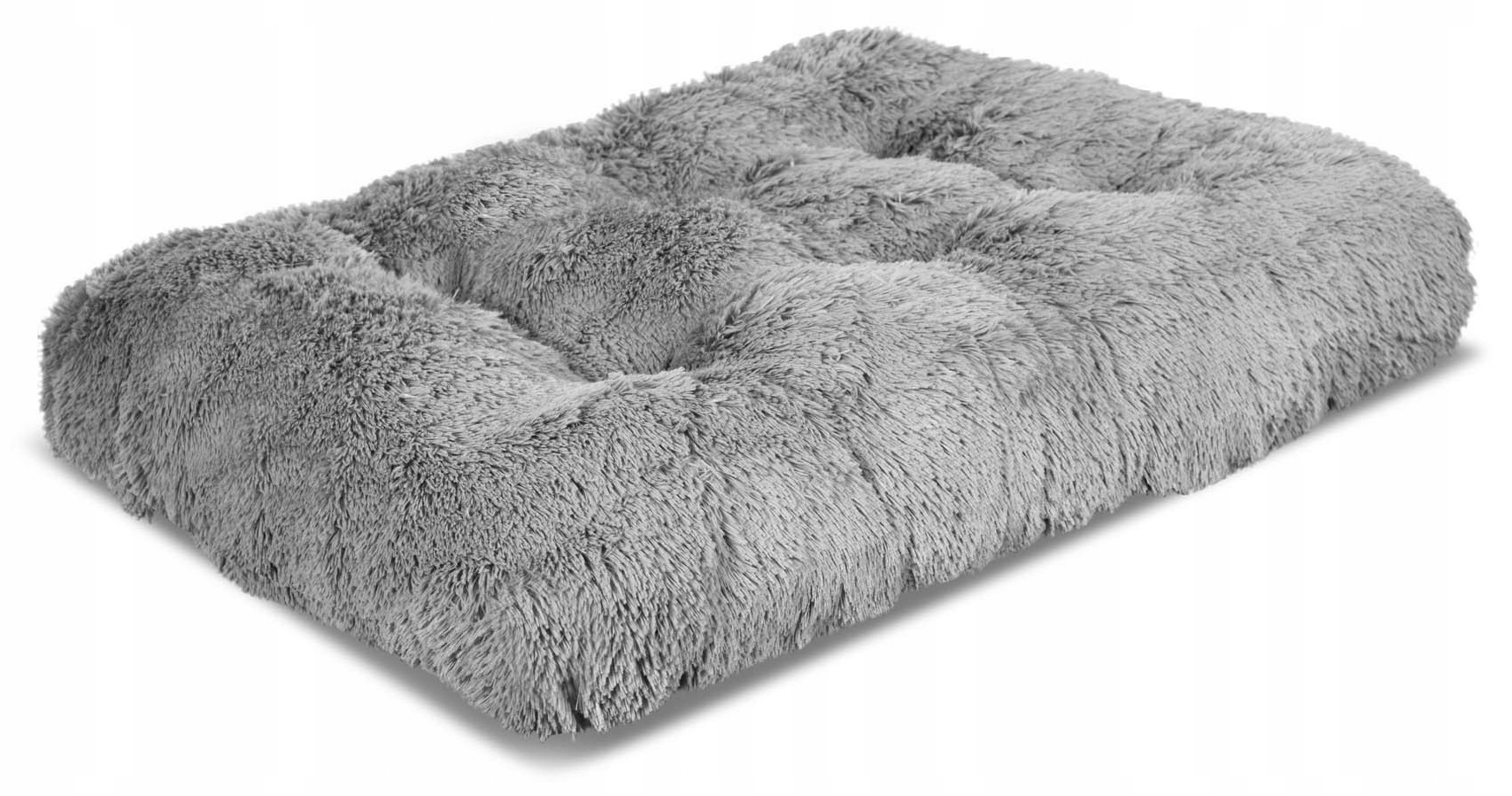 Levně Pelíšek Polštář Šedá Vel L 100 x 70 cm pro psa Shaggy.