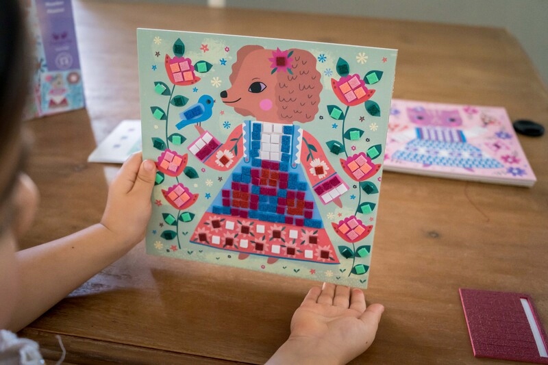 Zestaw artystyczny Djeco mozaika Zwierzątka Materiał pianka