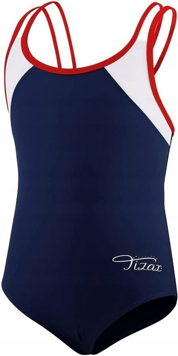 TIZAX STRÓJ KĄPIELOWY DZIEWCZĘCY LOGO 110/116 ZEN Rozmiar 110