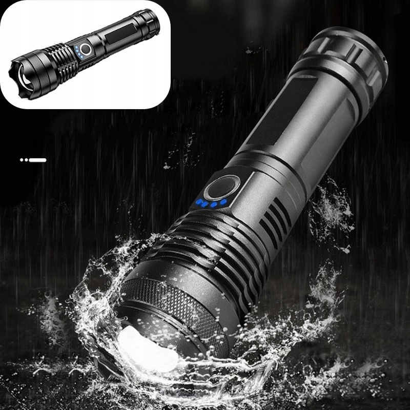 Latarka klasyczna SZPERACZ LATARKA WOJSKOWA POLICYJNA 5000 lm Model XHP90