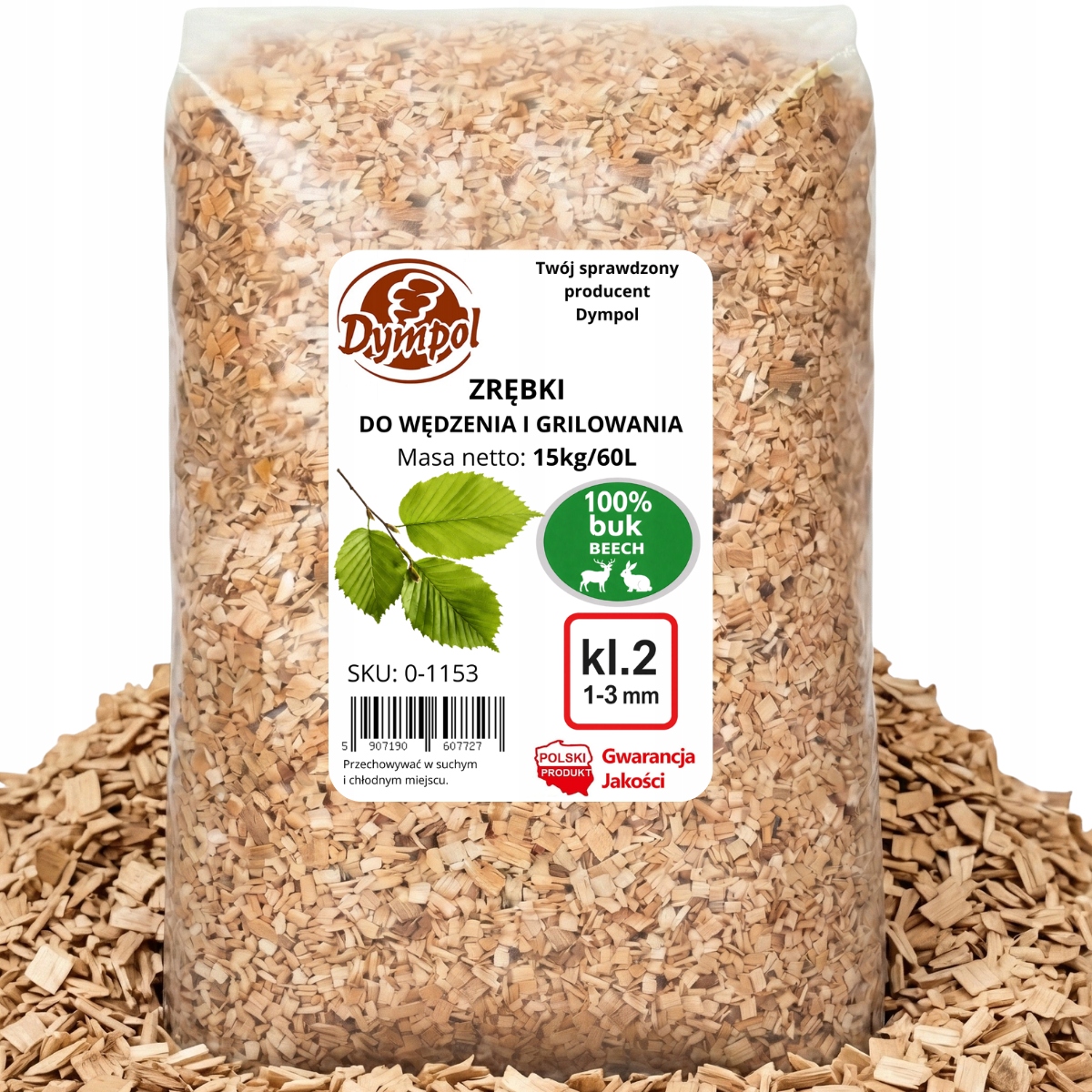 Štěpky Buk Na Uzení V Udírně Borniak Kl 02 15 kg Ekologické