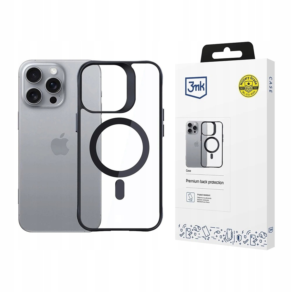 3mk Clear Case przezroczyste etui na iPhone 16 Pro transparentne