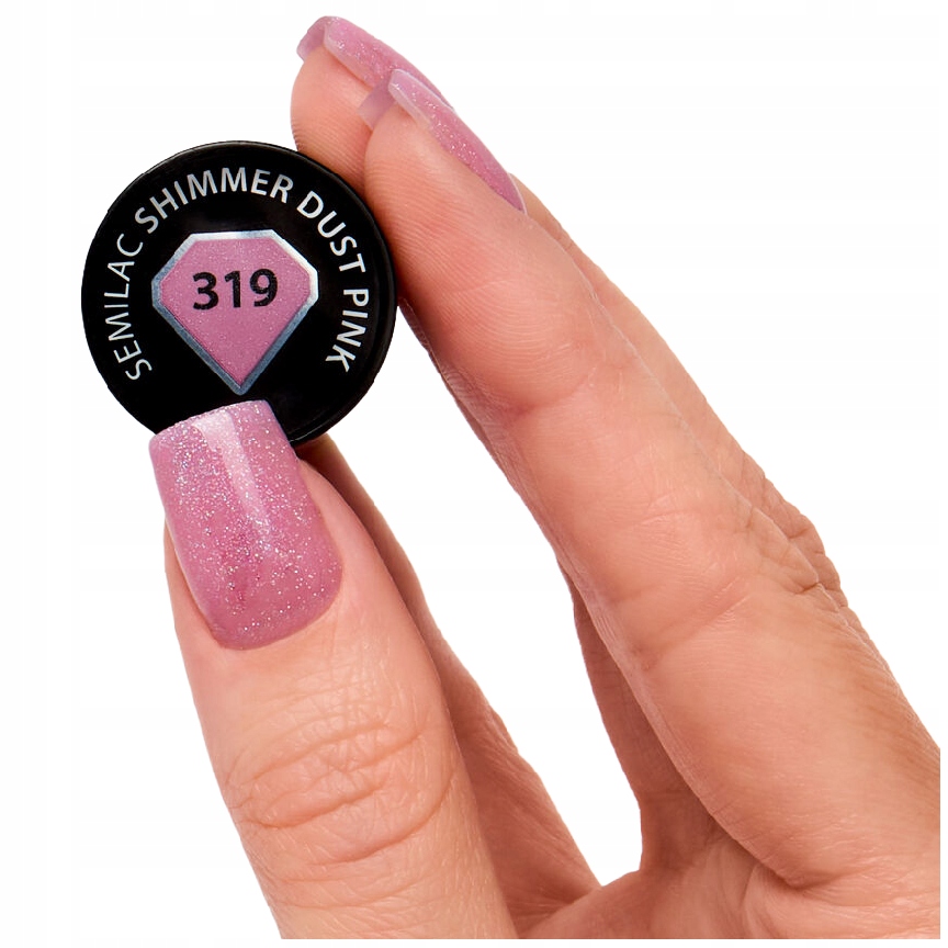 

Semilac 319 Shimmer Dust Pink Lakier Hybrydowy