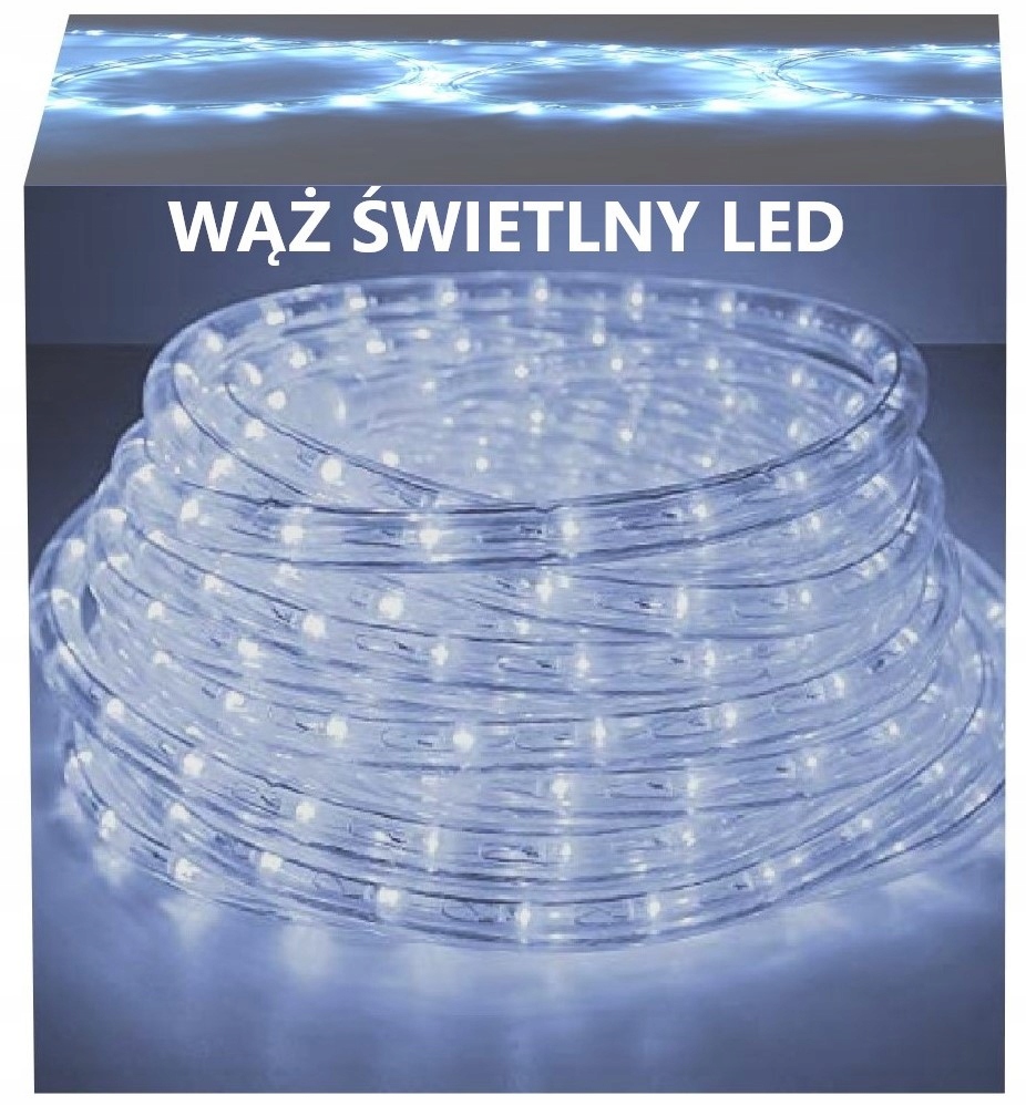 

Wąż Świetlny Zewnętrzny Led Lampki 10 m