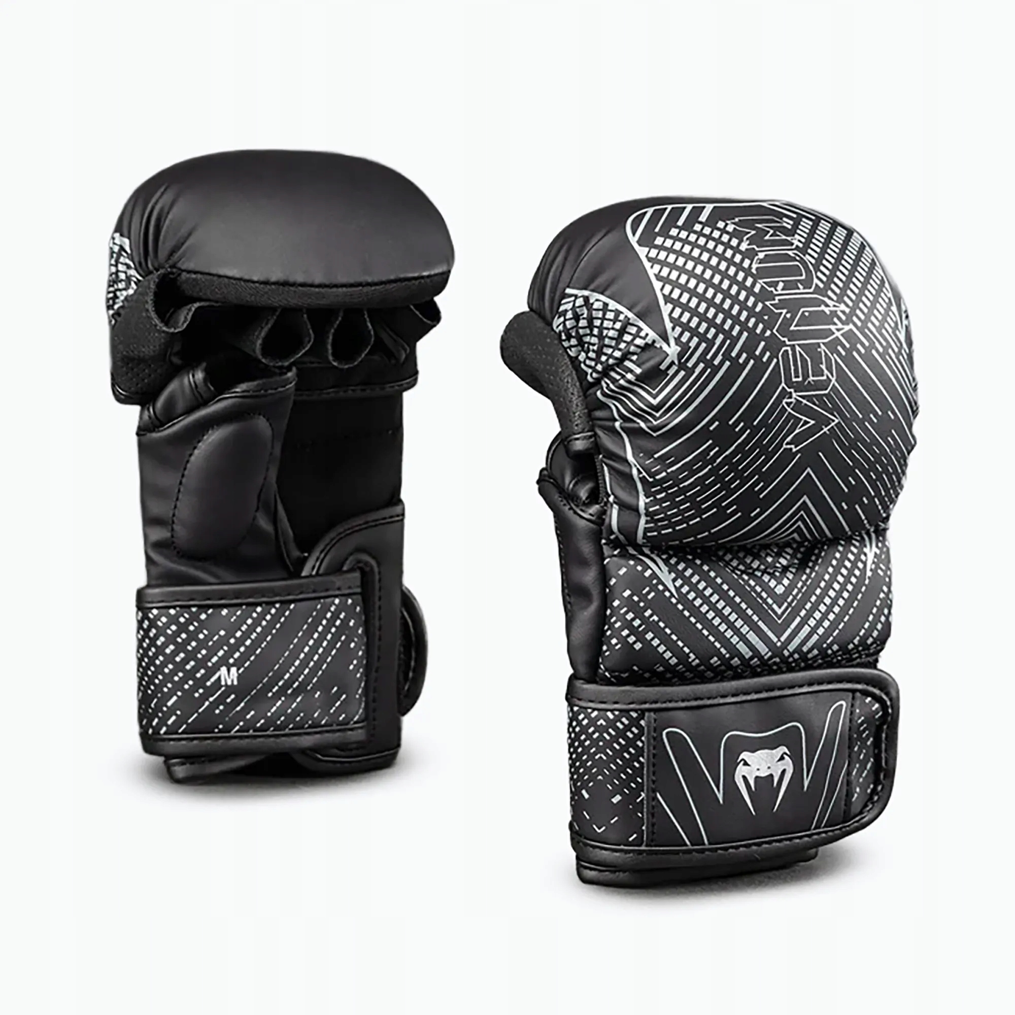Venum Sparingové rukavice Mma Midnight Fury Black/Grey/Silver M