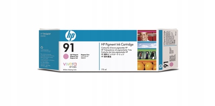 Nový atrament Hp 91 Light Magenta C9471A DesignJet Z6100 775ml Originál
