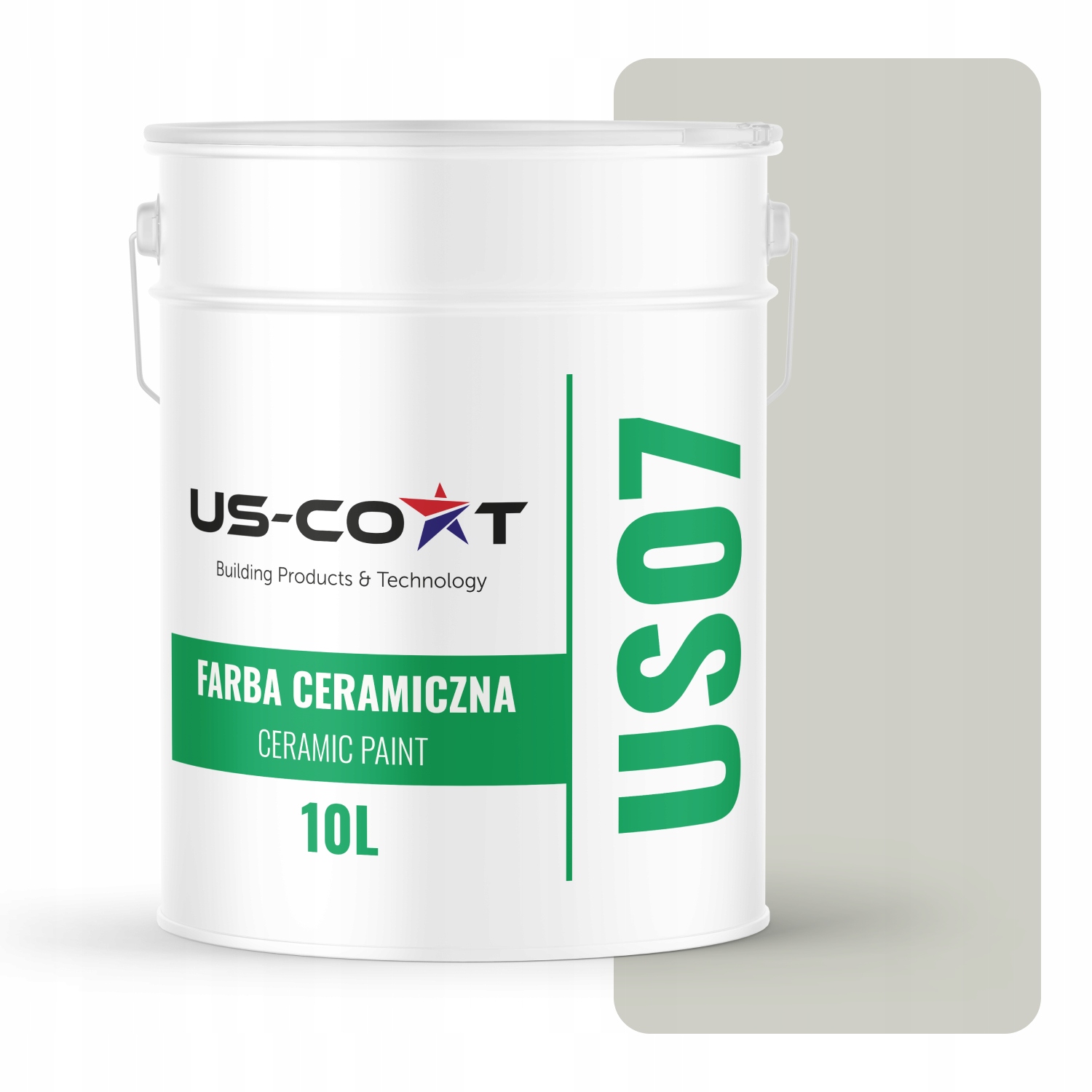 Keramická Farba Na Stenu Farba Khaki Svetlá H1762 10L Matná Na Steny Stropov