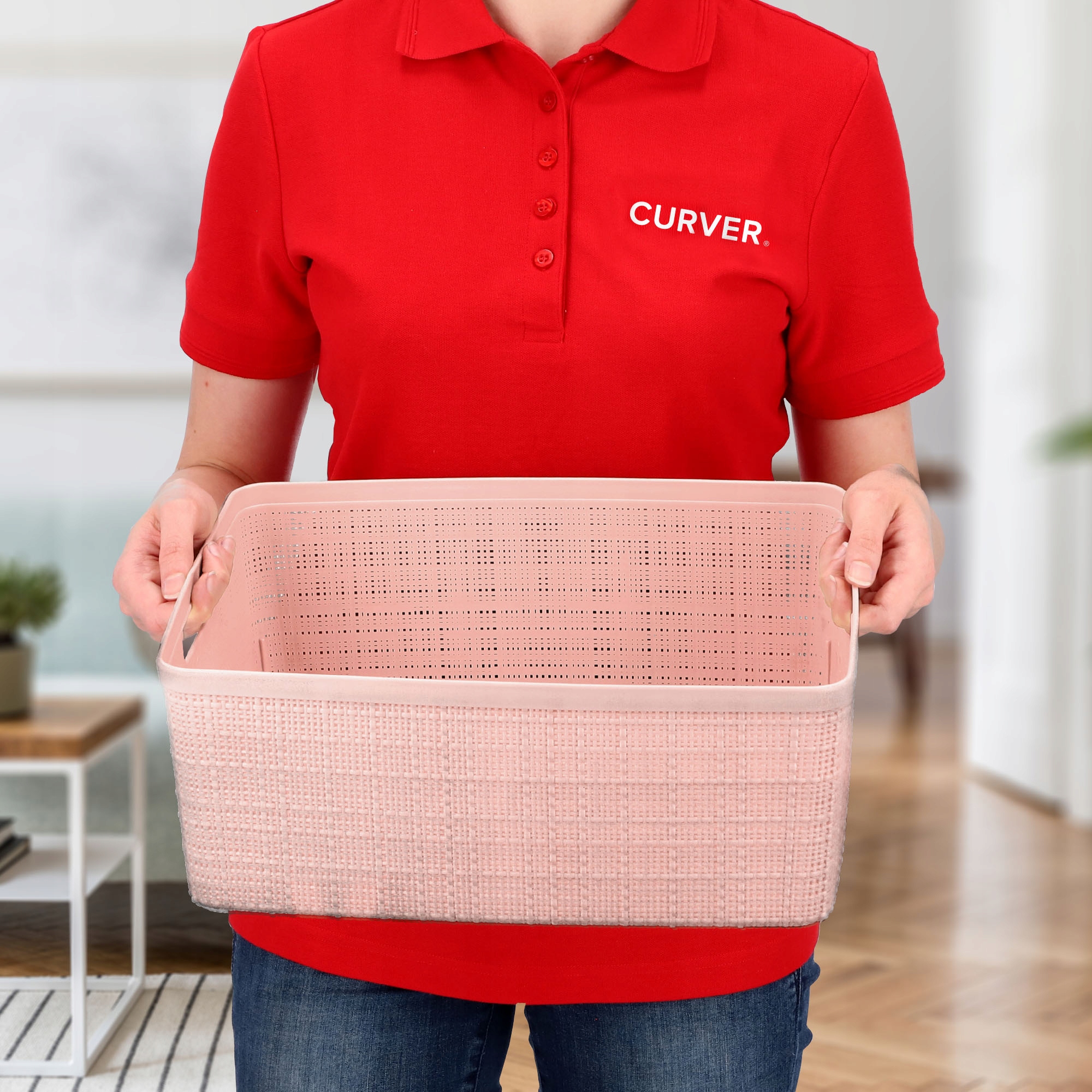 CURVER KOSZYK KOSZYCZEK 12L PUDEŁKO POJEMNIK RÓŻ Marka Curver