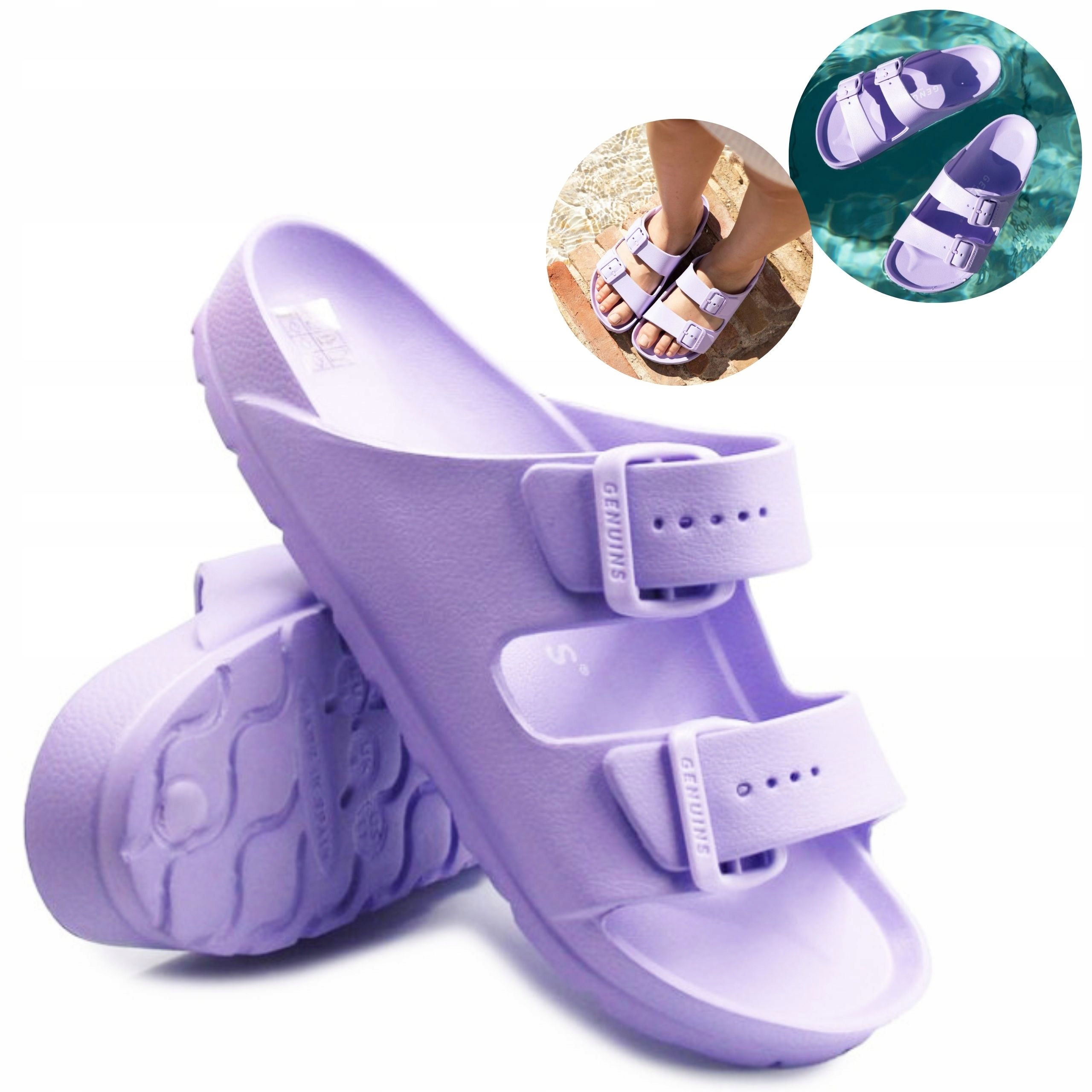 Žabky na léto Genuins Mallorca Lawender 43