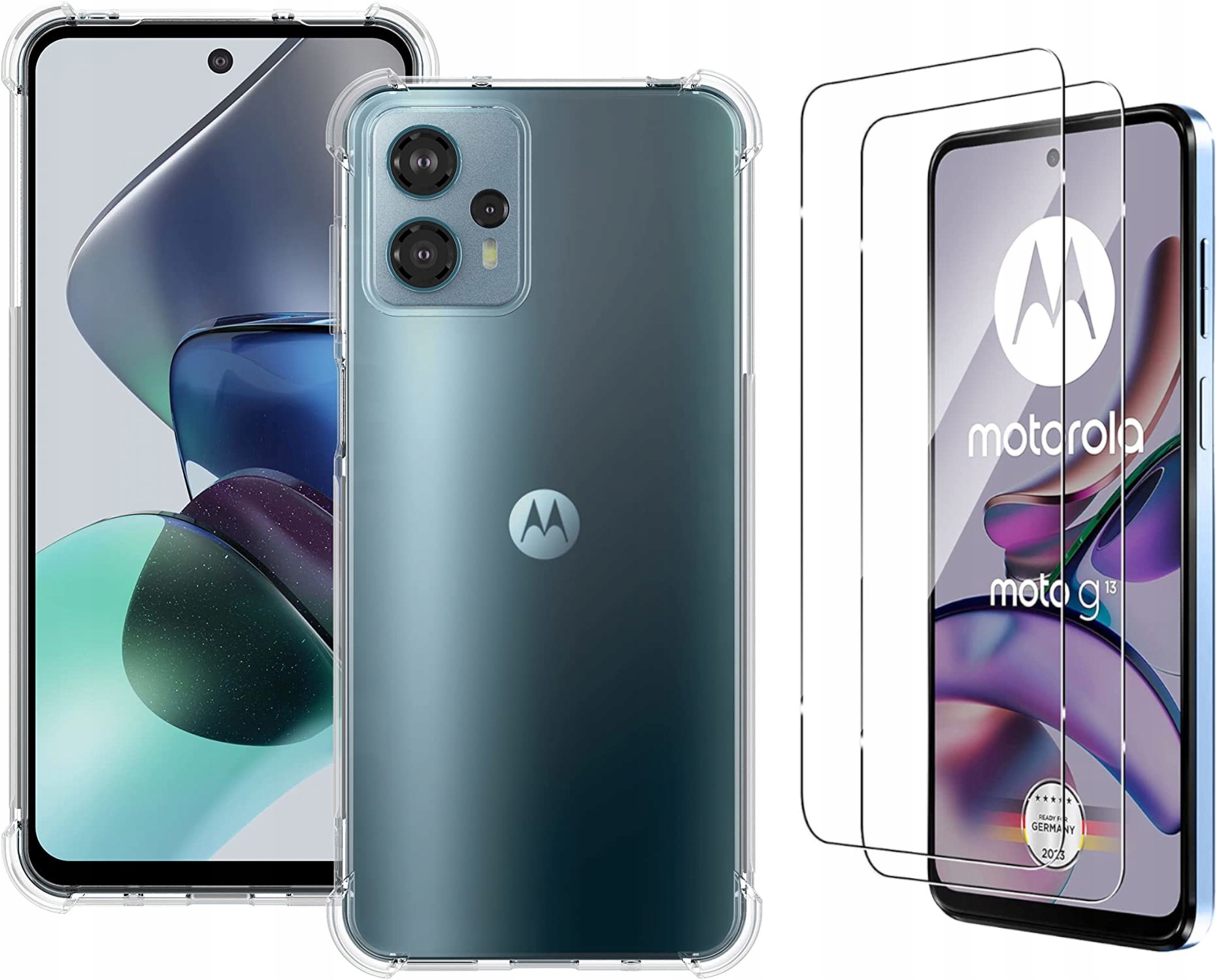 

Etui A-shock 2x Szkło do Motorola Moto G13 G23