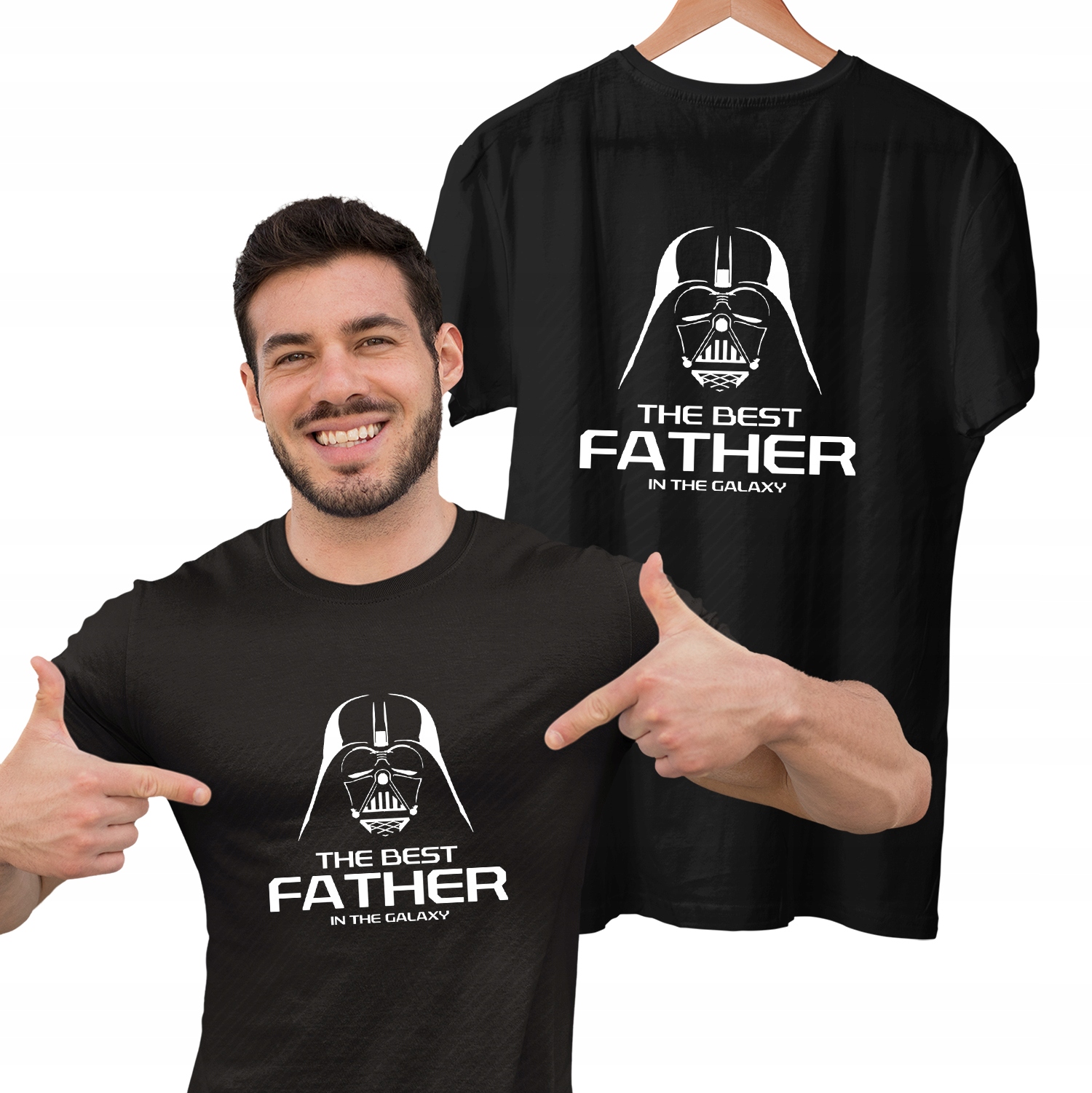 THE BEST FATHER IN THE GALAXY PÓLÓ APÁNAK AJÁNDÉK STAR WARS