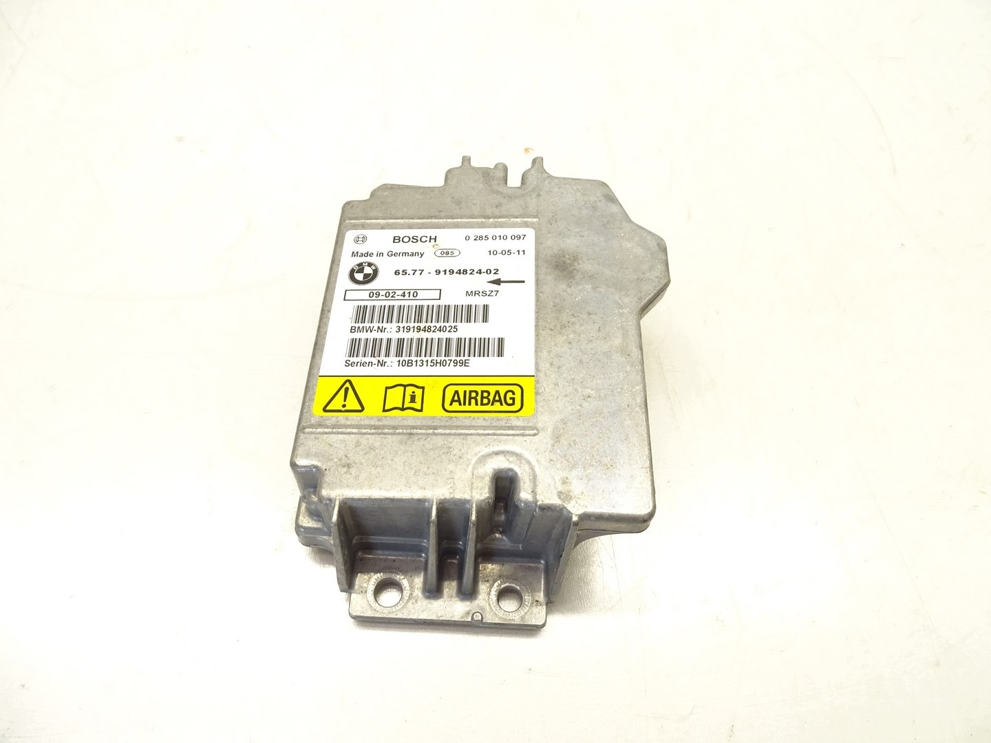 modulo Centralina airbag airbag BMW Z4 E89 9194824